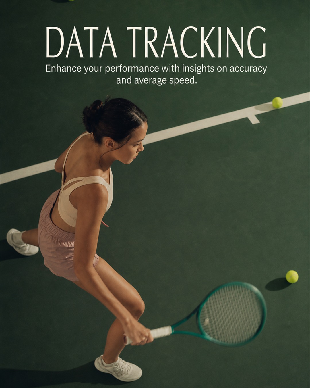 Data tracking — insights on accuracy and average speed.